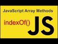 indexOf() - JavaScript Array Methods