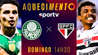 PALMEIRAS X SÃO PAULO | PRÉ-JOGO AQUECIMENTO AO VIVO COM IMAGENS | SUPERCOPA | #live | sportv
