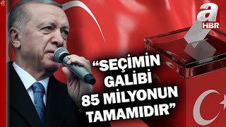 Başkan Erdoğan Ankara'da halka hitap etti: 31 Mart bizim için dönüm noktasıdır | A Haber