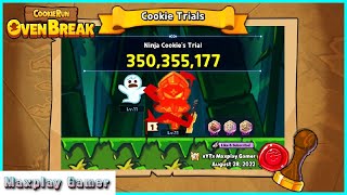 [Cookie Trials] Ninja Cookie 350M l Cookie run: Ovenbreak