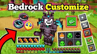 🟢 BEDROCK CUSTOMIZE para Minecraft PE 1.21.X | Texture Pack Multi Funcion Para MINECRAFT BEDROCK