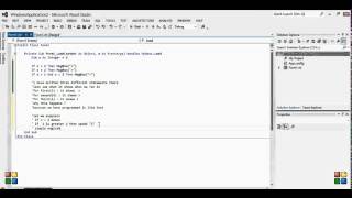 Decision Making Using If And Select Case in Vb net