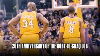 Shaquille O'Neal Talks About The Alley-Oop From Kobe In The 2000 WCF, 20 Years Later