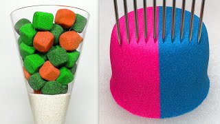 Very Satisfying and Relaxing Compilation 293 Kinetic Sand ASMR