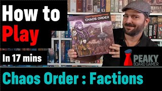 How to play Circadians: Chaos Order 6 Factions - Peaky Boardgamer