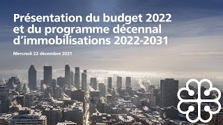 2021-12-22 - Commission sur les finances et l'administration