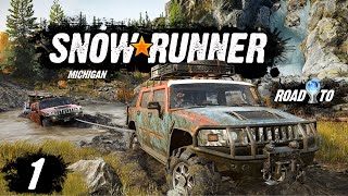 SNOWRUNNER ❑ 1 – EXTREME SNOW, MUD \u0026 SWEAT AWAITS US ❌Road 2 Platinum❌ FULL GAMEplay Walkthrough