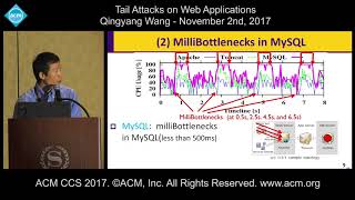 ACM CCS 2017 - Tail Attacks on Web Applications - Qingyang Wang