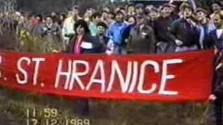 Břeclav 1989 - revoluce 7.část - setkání na státní hranici