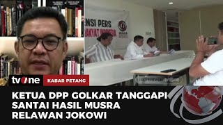 Nama Airlangga Hartarto Tertinggi di Musra Relawan Jokowi, Ketua DPP Golkar Buka Suara | tvOne