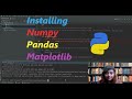 How to install Numpy, Pandas and Matplotlib in Pycharm | Python for data analysis | Beginners