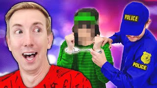 POLICE ARREST THIEF CAUGHT TRASHING MY HOUSE! Chad Wild Clay & Spy Ninjas Play Hackers Challenge!