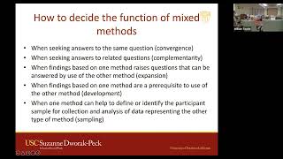 Innovations in Use of Mixed Methods in Implementation Research