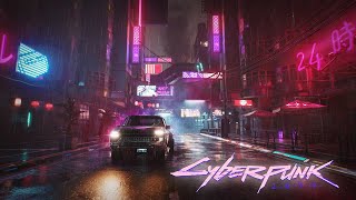 CYBERPUNK 2077 Ambient Relaxing Music (1 HOUR) | For Sleep, Study, Chill