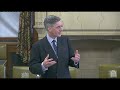 sir jacob rees mogg speaks against low traffic neighbourhoods