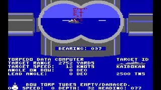 Silent Service The Submarine Simulation (PC/DOS) 1985, MicroProse