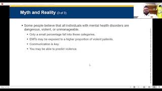 CHapter 23 Behavioral EMergencies