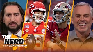 Chiefs had ‘no doubt’ to win Super Bowl LVIII, Is Purdy better than Jimmy G? | NFL | THE HERD