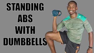 30 Minute Standing Abs Workout with Dumbbells/ Flat Belly Dumbbell Workout