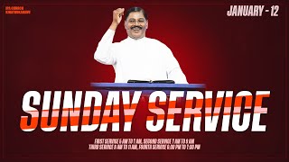 LIVE | Sunday Service | 12 Jan 2025 | Ps. E. Jeyaraj | IPA Church Kinathukadavu