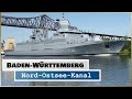 German Navy frigate F222 BADEN-WÜRTTEMBERG travels the Kiel Canal