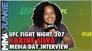 Karine Silva hopes to make a splash in UFC debut | #UFCVegas56 media day