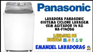 Lavadora Panasonic 14kg (NA-F140B6WA) jeans 👖 ciclo vanish 💖