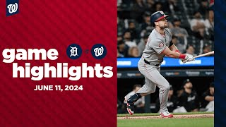 Nationals vs. Tigers Game Highlights (6/11/24) | MLB Highlights