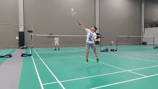 Late forehand - Reverse slice #badminton