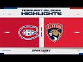 NHL Highlights | Canadiens vs. Panthers - February 29, 2024