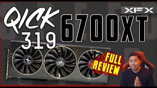 6700xt QICK 319 Full Review | Mind Blowing thermal performance