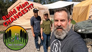 Simple Life Reclaimed | Surprise Visit with Build Updates! | Family Build Cabin in Woods