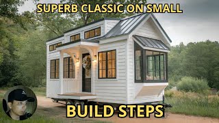 SUPERB AMERICAN CLASSIC TINY HOME | TINY HOME ON WHEELS