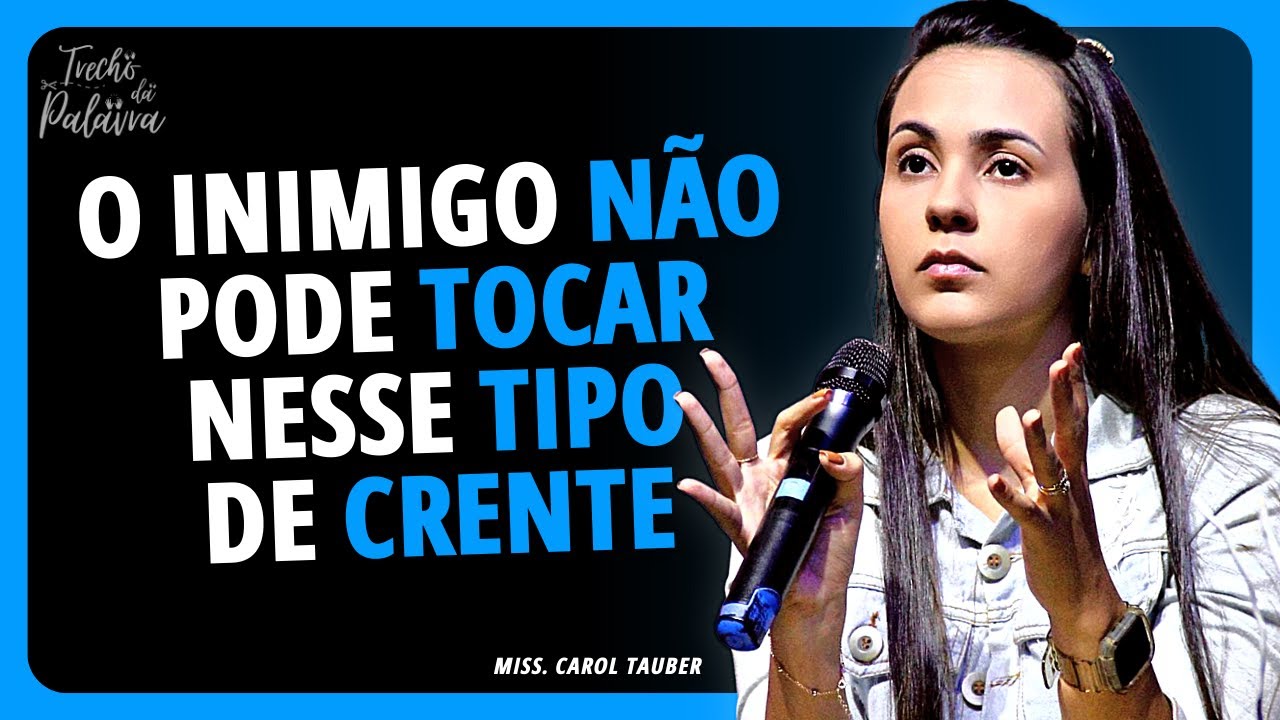 Não RECUE Na BATALHA ESPIRITUAL | Miss. Carol Tauber - YouTube