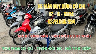 🔴17-8-2024 Xe máy Duy Dũng Củ chi |0379666994|Xe máy giá tốt Thu mua xe máy củ.Bán góp trao đổi xe