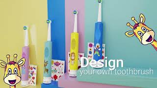 Lifelong Electric toothbrush for kids with Free Clove Dental and free stickers