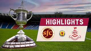 HIGHLIGHTS | Stenhousemuir 0-2 Airdrieonians | Scottish Cup 2021-22 Third Round