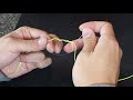 how to tie braided fishing line to mono uni to uni knot