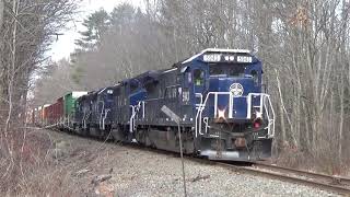 HD MEC 5943 Leads RUPO on 11/17/2020: Leeds ME on the Rumford Branch to Falmouth ME