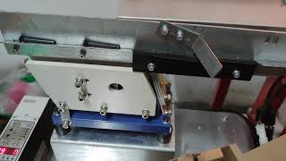 Screw linear feeder with orientation check