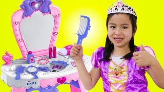 Jannie Pretend Play PRINCESS Dress Up w/ Makeup Toys