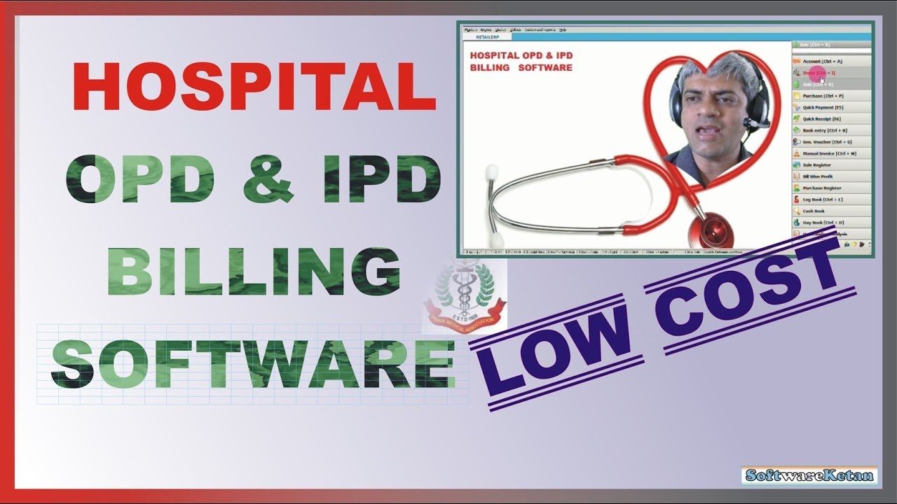 Hospital OPD & IPD Billing Software | Hospital Management System - YouTube