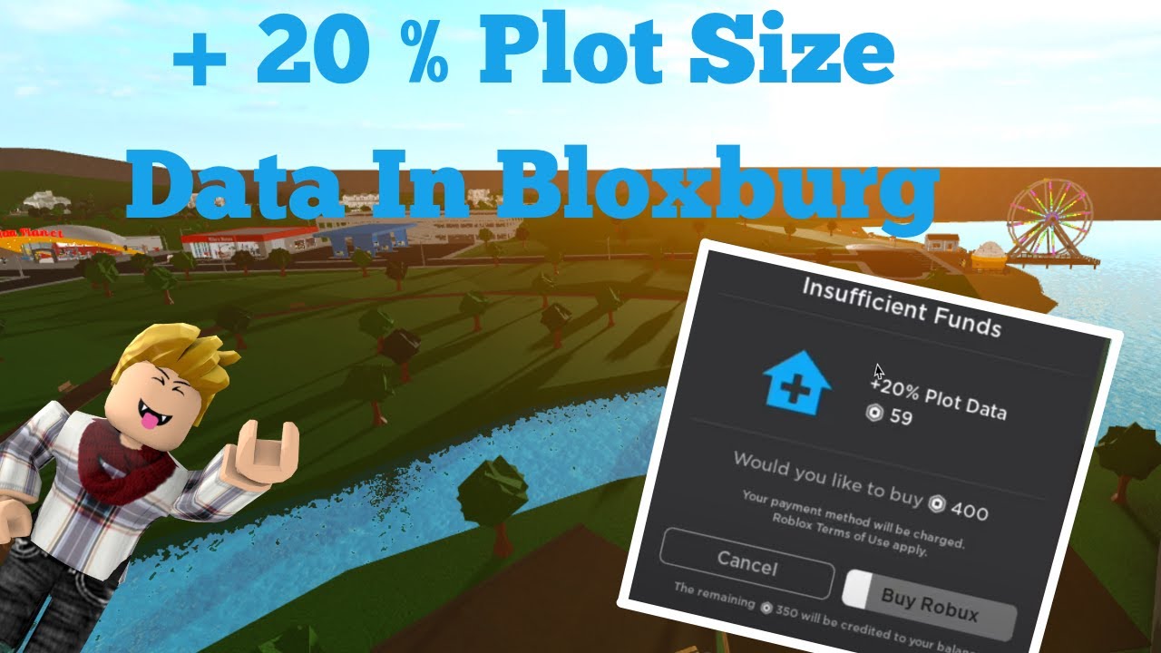 How To Get +20% More Plot Size Data In Bloxburg | Roblox - YouTube