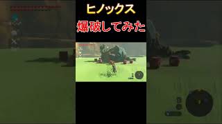 ヒノックス爆破してみた#shorts 【ゼルダの伝説 ブレスオブザワイルド】botw ブレワイ