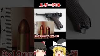 【銃講座】ルガーP08【初心者向け】 #shorts #ゆっくり解説