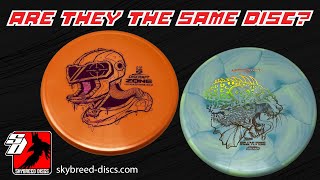 Discraft Ledgestone Edition Zone Comparison - 2021 Big-Z vs 2022 ESP Swirl FLX