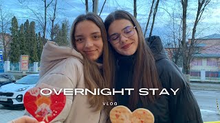 VLOG// ночівля з Лізкою 💗