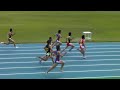 2010年鹿児島県記録会一般男子100m走 3組