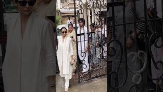 Malaika Arora with Mother Joyce and Arhaan spotted leaving their home! May god gives them Strength 🙏