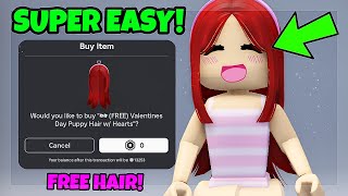 EASY FREE HAIR \u0026 ITEMS ROBLOX!